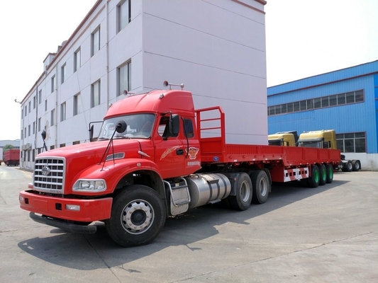 80T Load Capacity 3 Axle 40FT Container Side Wall Semi Trailer with Energy- LED Light