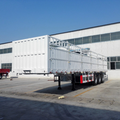 3 Axle 40 FT Side Guard Container Semi Trailer with Cross Arm Type Suspension System
