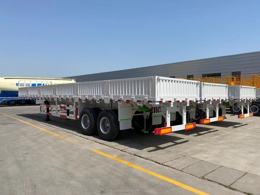 3 Axles Side Wall Truck Semi Trailer Truck with and Tare Weight of Approx. 6.7 T