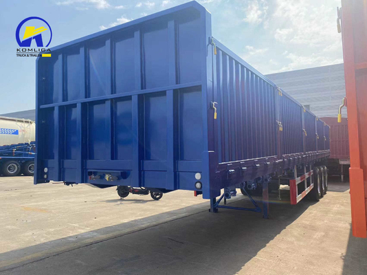 Side Wall Semi Trailer Cargo Trailer with LED Light and Steel Material