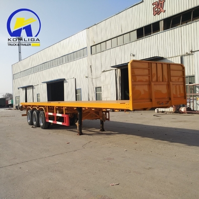 Semi-Trailer 45FT 3axles 4 Axles Flatbed for Tansporting Container Certification GCC