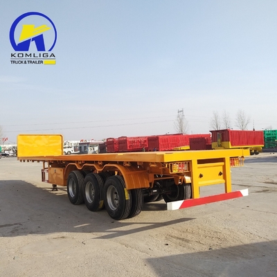Semi-Trailer 45FT 3axles 4 Axles Flatbed for Tansporting Container Certification GCC