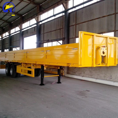 Techinical Spare Parts Support 3 Axles 4 Axles Side Wall Semi Trailer with Container Lock
