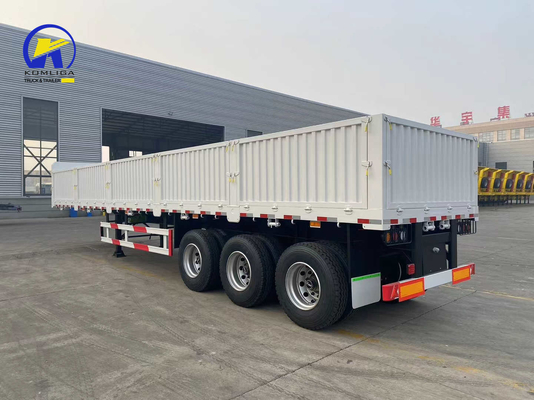 40-100 Tons Used / Cargo Side Wall Fence Semi Trailer with 12 Tire Number and Product