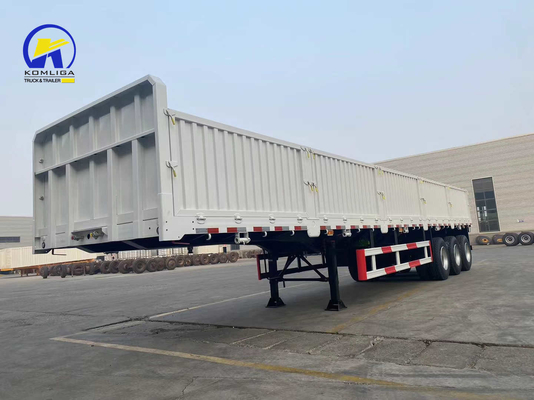 40-100 Tons Used / Cargo Side Wall Fence Semi Trailer with 12 Tire Number and Product