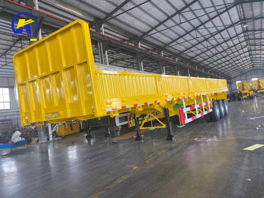 Africa 2/3/4 Axles Side Wall Semi Trailer with Jost Support Leg and Fuwa/BPW Axles