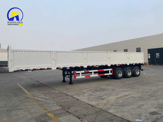 Approx. 6.7 T 3 Axles 40tons 60tons Side Wall Cargo Semi Trailer for Transportation