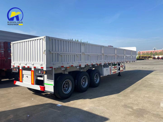 Approx. 6.7 T 3 Axles 40tons 60tons Side Wall Cargo Semi Trailer for Transportation