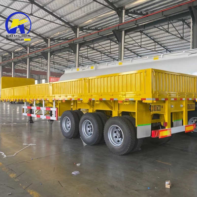 Customized Tri-Axles Bulk Cargo Side Wall Semi Trailer with Loading Capacity 30-100t