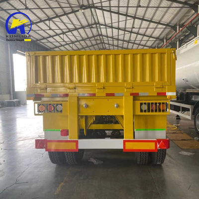 Customized Tri-Axles Bulk Cargo Side Wall Semi Trailer with Loading Capacity 30-100t