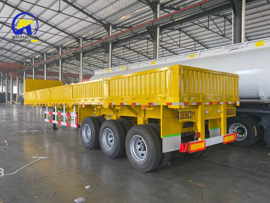 Customized Tri-Axles Bulk Cargo Side Wall Semi Trailer with Loading Capacity 30-100t