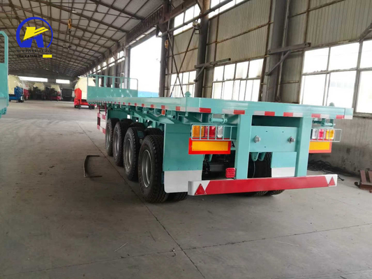 60ton 4axles Semi Trailer Container Trailer for Africa Tare Weight Approx. 6.2 T