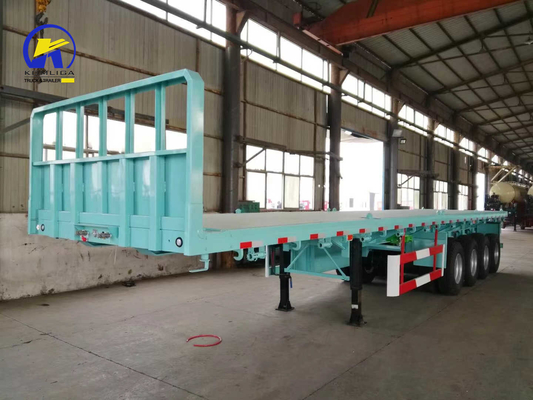 60ton 4axles Semi Trailer Container Trailer for Africa Tare Weight Approx. 6.2 T