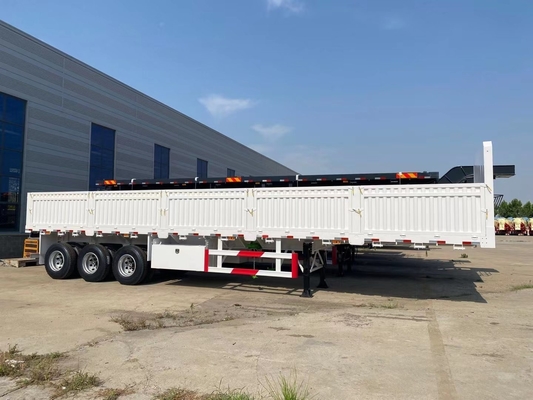 Suspension Mechanical Suspension Heavy Duty Steel Semi Trailer for Transporting Goods