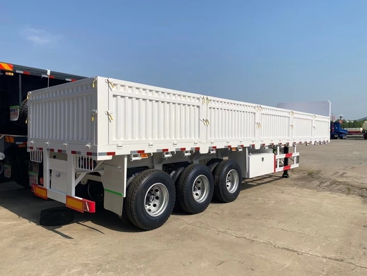 Suspension Mechanical Suspension Heavy Duty Steel Semi Trailer for Transporting Goods