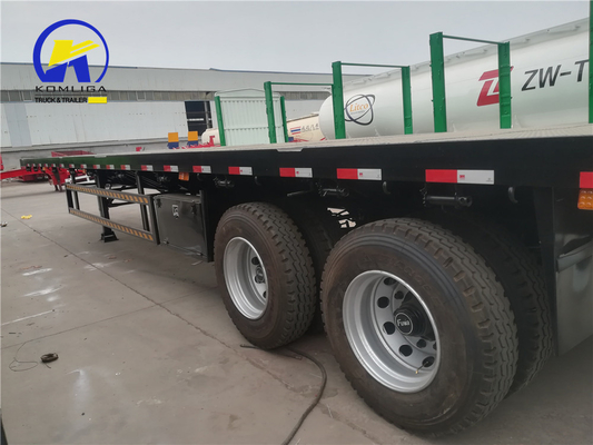 Second Hand 2 Axles 25FT Container Light Semi Trailer Heavy Duty Grade 13t/16t Axle