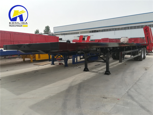 Second Hand 2 Axles 25FT Container Light Semi Trailer Heavy Duty Grade 13t/16t Axle