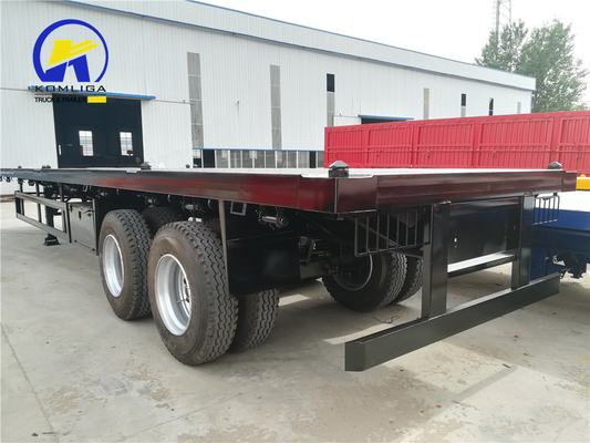 Second Hand 2 Axles 25FT Container Light Semi Trailer Heavy Duty Grade 13t/16t Axle