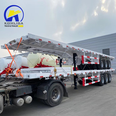 Best Choice 3axles 40FT Container Flatbed Trailer with BPW Axle and 1820mm Tread