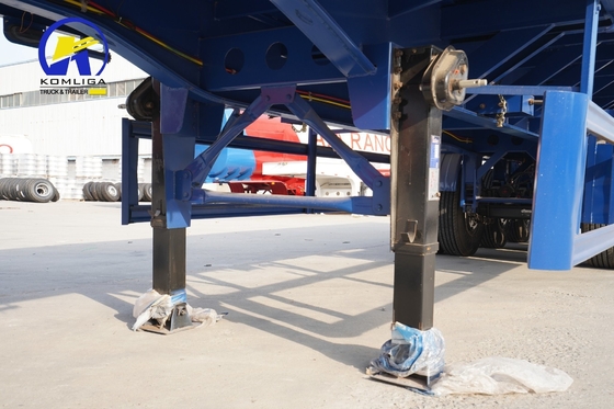 3axles Fuwa Flatbed Semi Trailer with Techinical Spare Parts Support