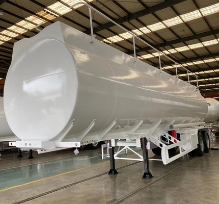 36000-42000 Liters Diesel Fuel Tank Trailer with One Crank and One Shaft Head Wrench