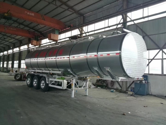 36000-42000 Liters Diesel Fuel Tank Trailer with One Crank and One Shaft Head Wrench
