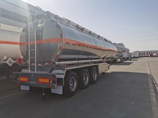 36000-42000 Liters Diesel Fuel Tank Trailer with One Crank and One Shaft Head Wrench