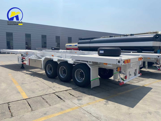 3 Axles 48 FT Flatbed Skeleton Semi-Trailer Container Semi-Trailer Customized Request