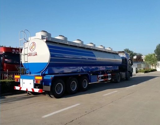 Bogie Suspenssion 3 Axles 45000 Liters Fuel Tank Trailer for Zimbabwe Market