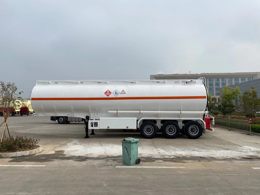 Water Palm Oil Transportation 45000 Litres Fuel Tank Trailer with 2 Discharging Hoses