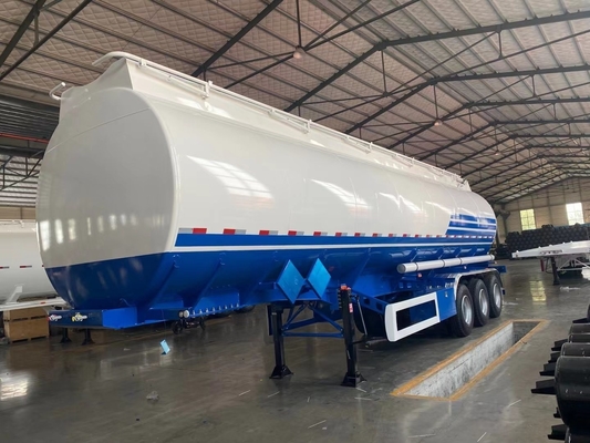 45000 Liters Aluminum Fuel Tanker Semi Trailer 5 Compartment in Kenya Zimbabwe 3 Axle