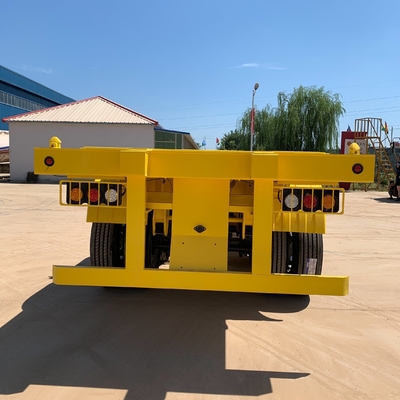 Tare Weight Approx. 6.2 T Flatbed Semi Trailer Container Trailer for African Customers