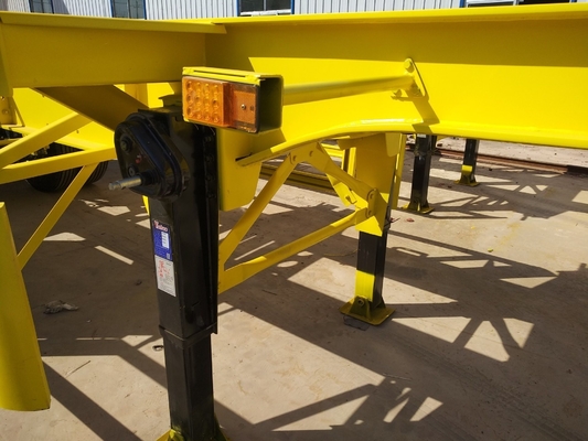 Tare Weight Approx. 6.2 T Flatbed Semi Trailer Container Trailer for African Customers
