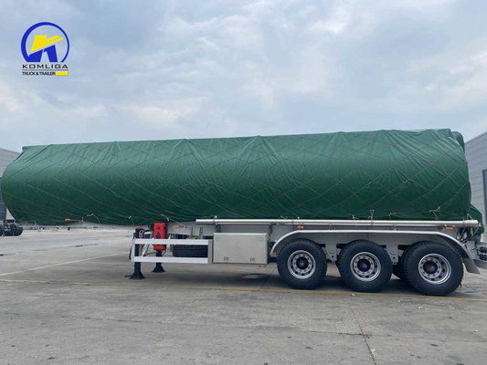3 Axles Aluminum/Carbon Steel Fuel Tanker Semi Trailer Handrail Pneumatic Competitive