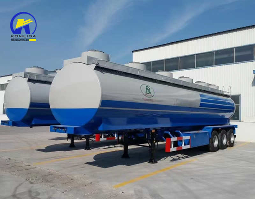 50t 3 Axles Fuel Tanker Trailer Semi-Trailer with Fire Extinguisher 2 Units Per Trailer