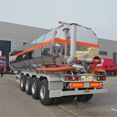 3 Axles 4 Axle 40 50 60tons Fuel Tanker Semi-Trailer and Customizable Transportation
