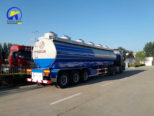 Self-dumping Sinotruk HOWO 50000 Liter Fuel Tank Semi Trailer with 12 Tire Number
