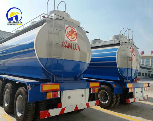 Self-dumping Sinotruk HOWO 50000 Liter Fuel Tank Semi Trailer with 12 Tire Number