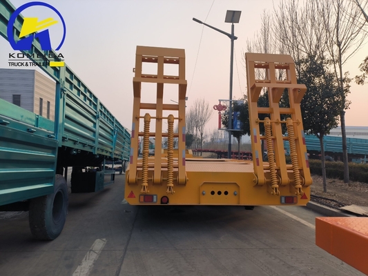 3 Axle Low Bed Trailer Specification with Jost Two Speed Support Leg and High Capacity
