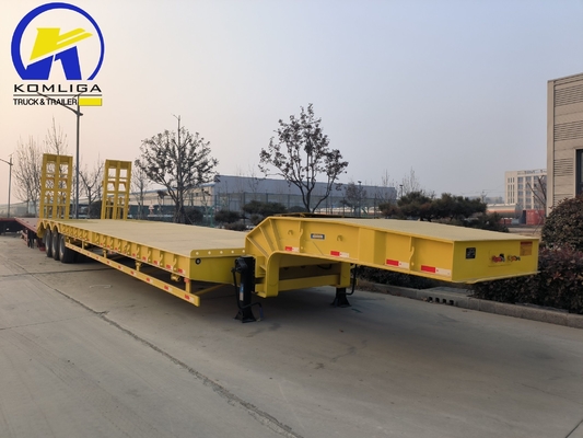 3 Axle Low Bed Trailer Specification with Jost Two Speed Support Leg and High Capacity