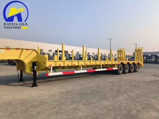 3 Axle Low Bed Trailer Specification with Jost Two Speed Support Leg and High Capacity