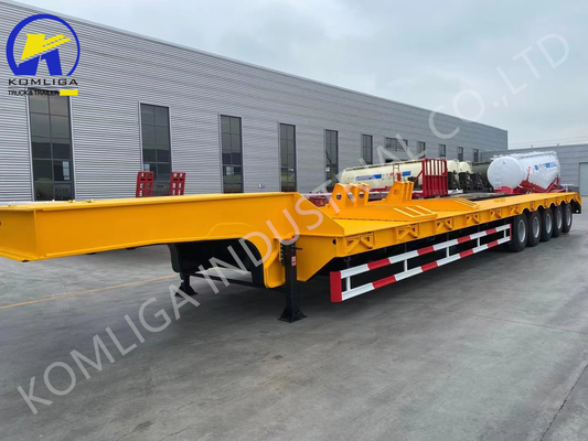 3 Axle Low Bed Trailer Specification with Jost Two Speed Support Leg and High Capacity