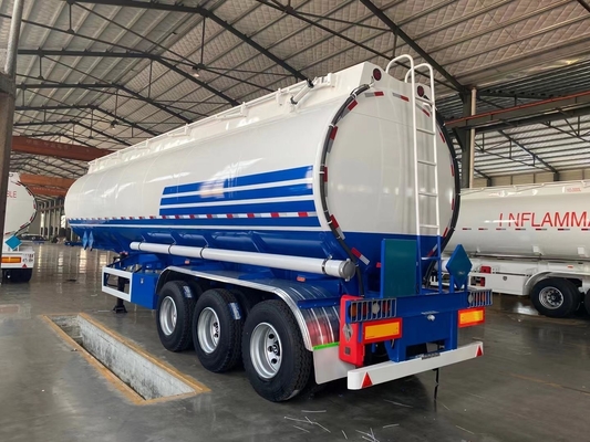 7000-8000mm Wheel Base Fuel Tanker Semi Trailer with Techinical Spare Parts Support