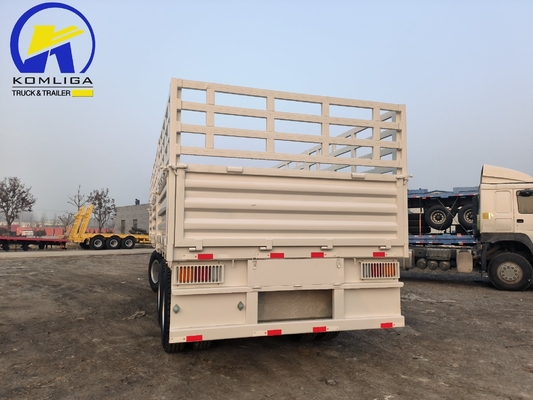 Manufacture White Full Trailer 3 Axles Flatbed Semi Trailer Model for Oversized Cargo