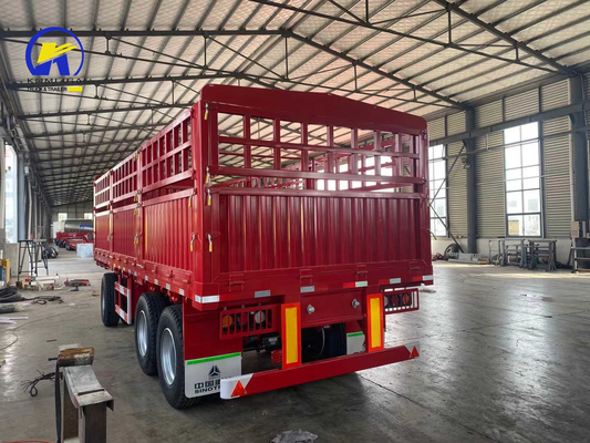 12500x2500x1650mm Tool Box One Piece 1m *0.5m*0.5m 3axle Sinotruk Full Trailer Truck