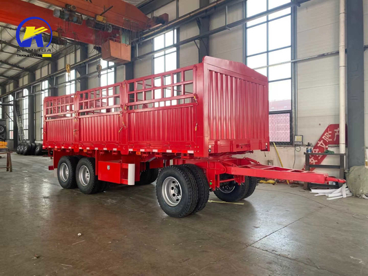 12500x2500x1650mm Tool Box One Piece 1m *0.5m*0.5m 3axle Sinotruk Full Trailer Truck
