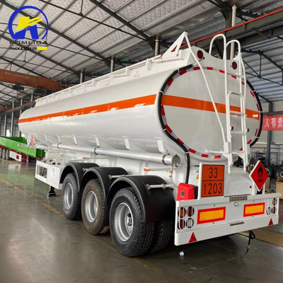 40000L Fuel Oil Tank Tri-Axles Semi-Trailer with Discharge Vale 4&quot; API Adaptor Valve