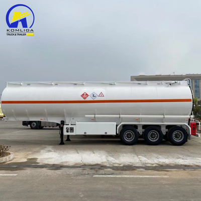 40000L Fuel Oil Tank Tri-Axles Semi-Trailer with Discharge Vale 4&quot; API Adaptor Valve
