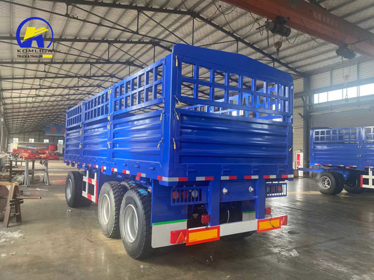 ABS Anti-lock Braking System Heavy Duty 3axle 12wheel Fence Full Trailer