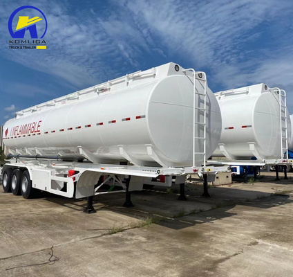 3 Axles 30000/40000/50000 Liters Oil/Diesel Semi Trailer with 2 Pieces Discharging Hose
